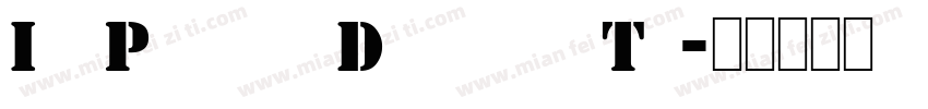 IvyPresto Display Th字体转换